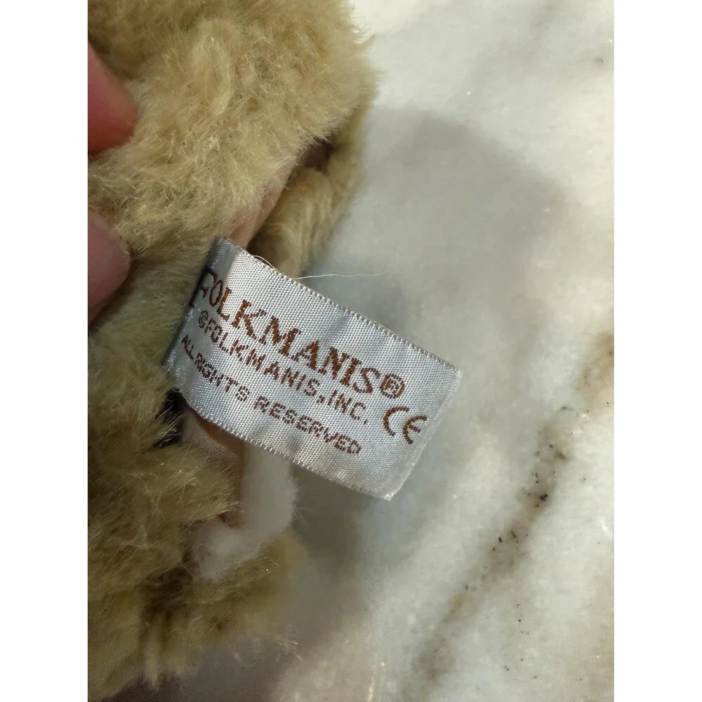 Folkmanis Hamster Hand Puppet Plush 8” Realistic Brown Stuffed Animal Toy